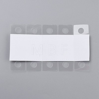 Transparent PVC Self Adhesive Hang Tabs CDIS-Z001-03A-1