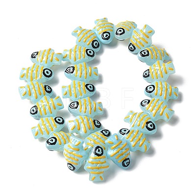 Baking Paint Glass Enamel Beads BLOW-D300-04C-1