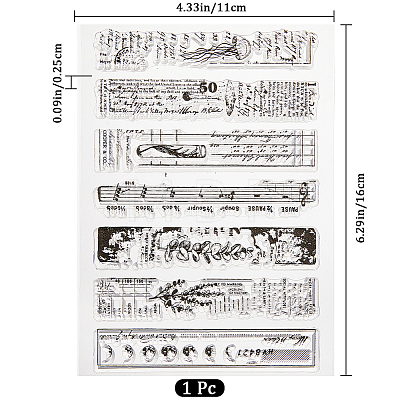 Clear Silicone Stamps DIY-WH0504-51G-1