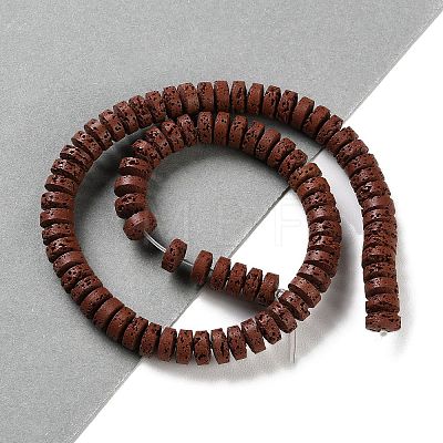 Synthetic Lava Rock Dyed Beads Strands G-H311-09-03-1