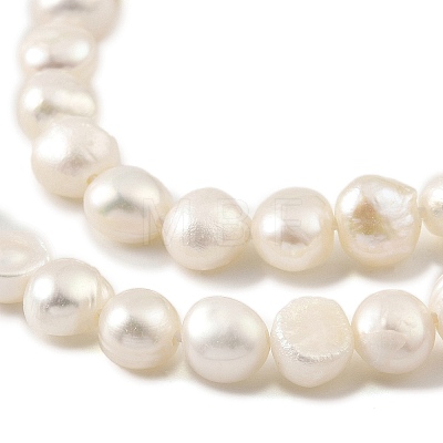 Natural Cultured Freshwater Pearl Beads Strands PEAR-A006-04D-1