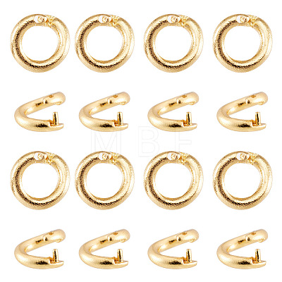 20Pcs Brass Open Jump Rings KK-TA0008-76G-1