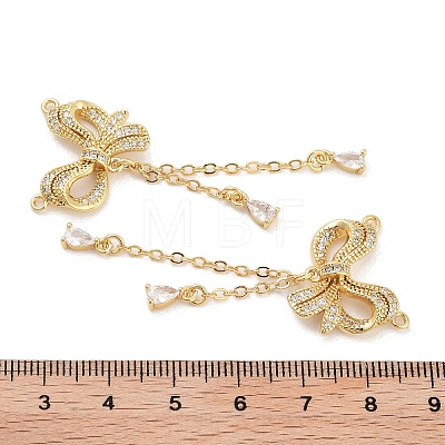 Rack Plating Brass Micro Pave Clear Cubic Zirconia Big Pendants KK-Z064-12G-04-1