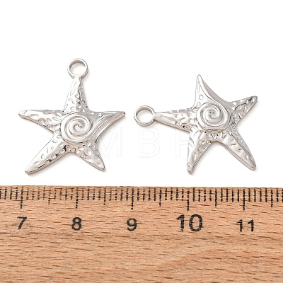 304 Stainless Steel Pendants SA-CBABD1E-10B-P-1