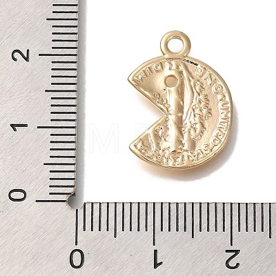 Brass Pendants KK-U038-21G-1