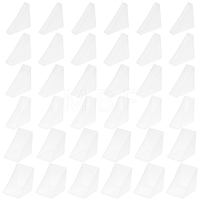 BENECREAT 36pcs 6 Styles PP Triangle Corner Protector FIND-BC0004-98A-1