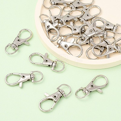 Alloy Swivel Lobster Claw Clasps X-E168-1