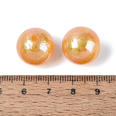 UV Plating Opaque Acrylic Beads SACR-Q005-01D-1