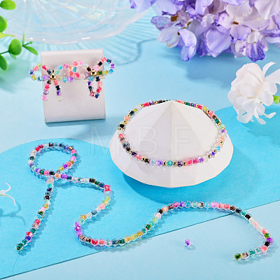 1 Strand Glass Beads Strands LAMP-TADJ0001-04A-1