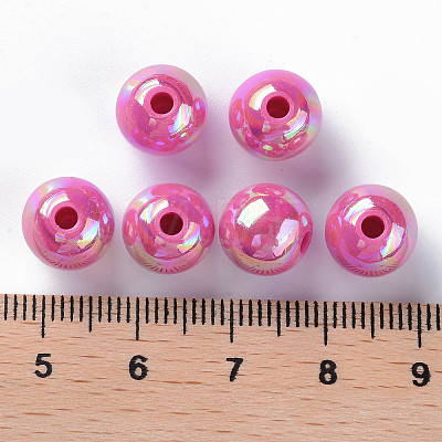 Opaque Acrylic Beads X-MACR-S370-D10mm-A13-1