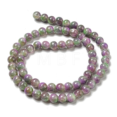 Dyed Natural White Jade Beads Strands G-F764-01F-1