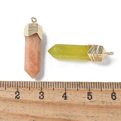 Natural Mixed Stone Faceted Pendants G-G181-03G-M-1