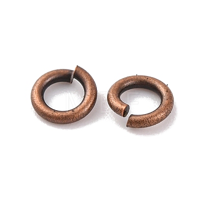 Brass Open Jump Rings KK-G514-01H-R-1