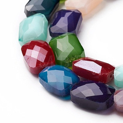 Glass Beads Strands GLAA-D083-13-1