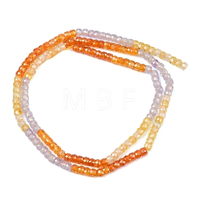 Cubic Zirconia Beads Strands ZIRC-P125-2x3mm-16-1