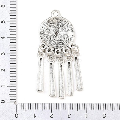 Tibetan Style Alloy Big Pendants AL-CBAAECB-02AS-C-1