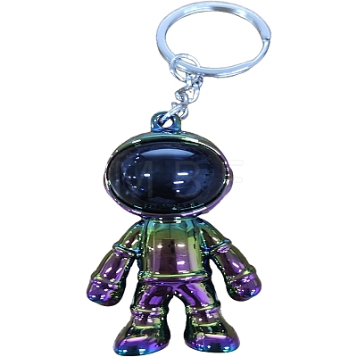 Plastic Astronaut Keychains KEYC-WH0024-02M-1