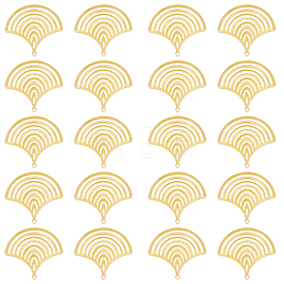 20Pcs Brass Pendants KK-DC0002-24-1
