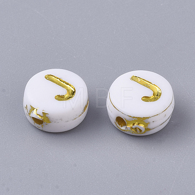 Plating Acrylic Beads PACR-R242-01J-1