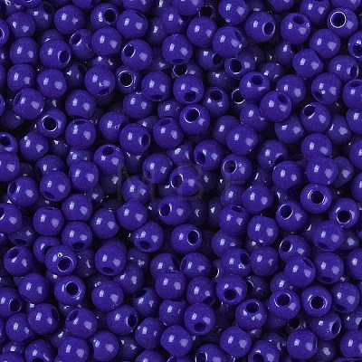 Opaque Acrylic Beads SACR-A007-01A-05-1