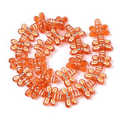 Handmade Lampwork Enamel Beads LAMP-T023-26H-1