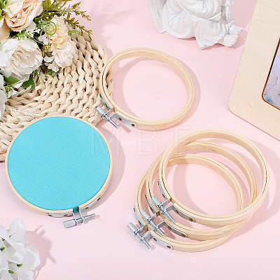 Bamboo Embroidery Hoops AJEW-WH20020-316A-1