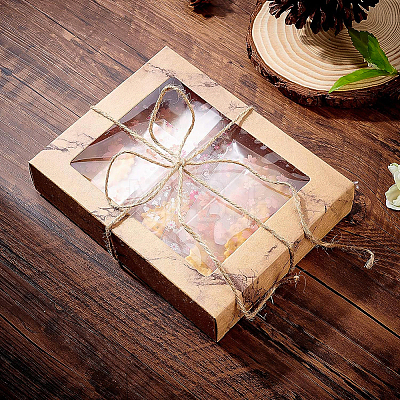 Marble Texture Pattern Paper Gift Boxes CON-BC0006-24A-1