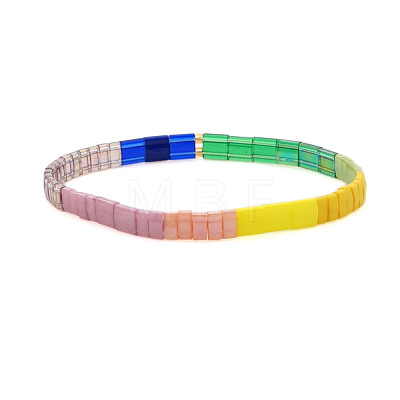 Rainbow Bohemian Style Original Design Fashion Tila Beaded Bracelet for Women. RM1844-9-1