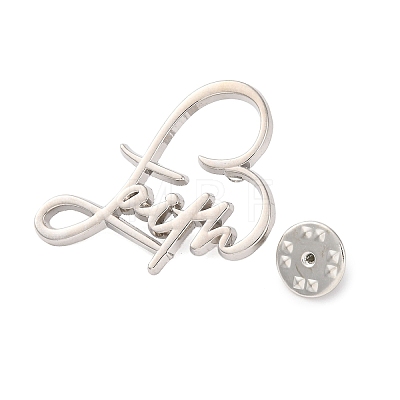 Faith Theme Zinc Alloy Brooch JEWB-C035-02B-P-1