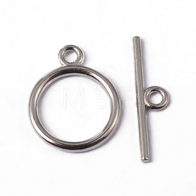   Tibetan Style Toggle Clasps TIBE-PH0001-01P-NR-WH-1