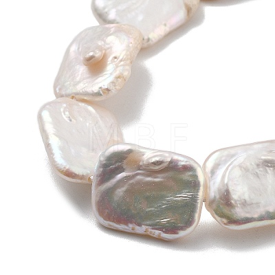 Natural Baroque Keshi Pearl Beads Strands PEAR-P064-01F-04B-1