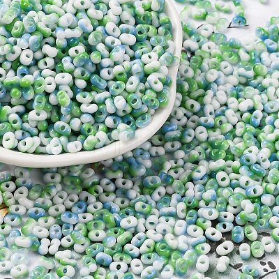 Baking Paint Glass Seed Beads SEED-C003-01B-1