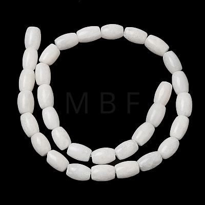 Natural Dyed White Jade Beads Strands G-M402-A01-11-1