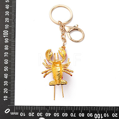 Alloy Enamel Keychains KEYC-I116-01G-02-1