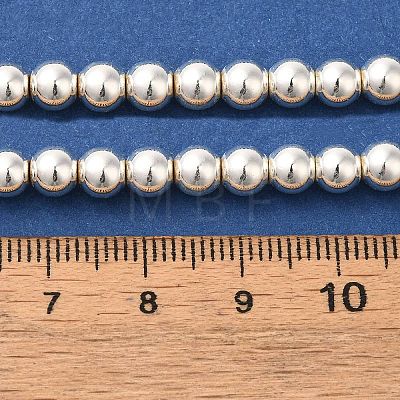 Electroplated Synthetic Non-magnetic Hematite Beads Strands G-I364-C02-S-1