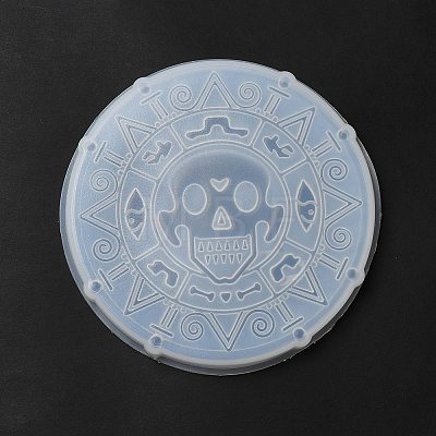 Halloween Theme Silicone Cup Mat Molds DIY-E066-01-1