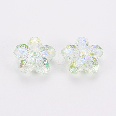 Transparent Acrylic Beads TACR-S154-45C-327-1