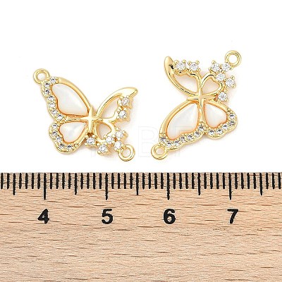 Brass Micro Pave Cubic Zirconia Pendants KK-U043-30G-01-1