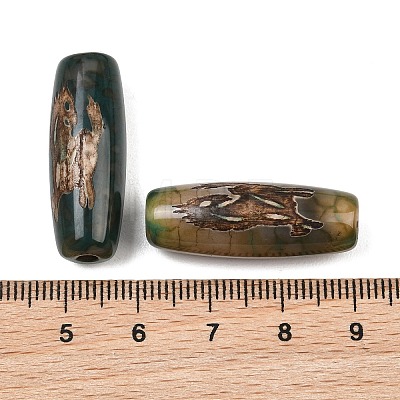 Tibetan Style dZi Beads TDZI-E004-64-01-1