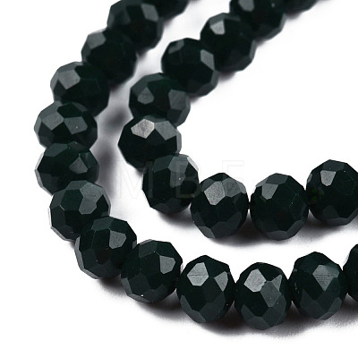 Opaque Solid Color Glass Beads Strands X-EGLA-A034-P4mm-D12-1