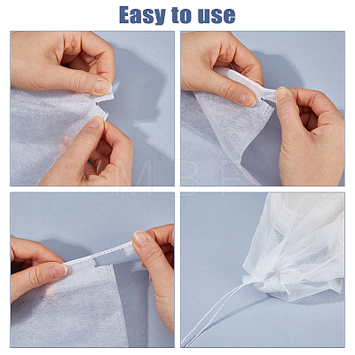 Non-woven Fabrics Shoe Storage Bags ABAG-WH0032-117-1