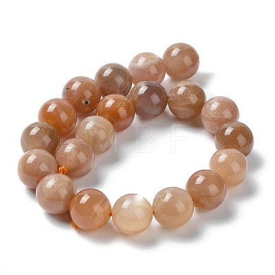 Natural Sunstone Beads Strands G-N327-01B-03-1