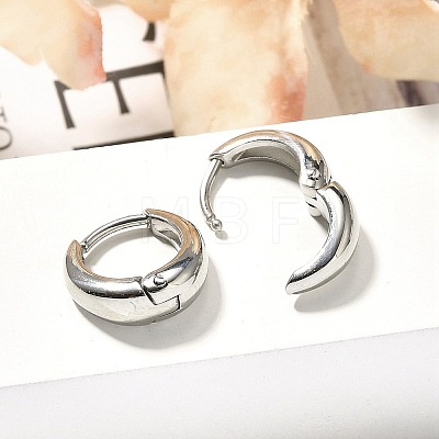 304 Stainless Steel Hoop Earrings for Women EJEW-C096-52P-1