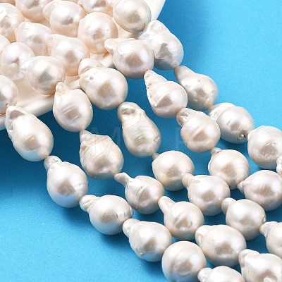 Natural Nucleated Pearl Beads Strands PEAR-B004-15I-04A-1