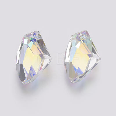 K9 Glass Rhinestone Pendants GLAA-K034-D01-1