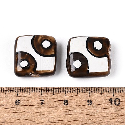 Handmade Porcelain Ceramic Beads PORC-T135-05B-1