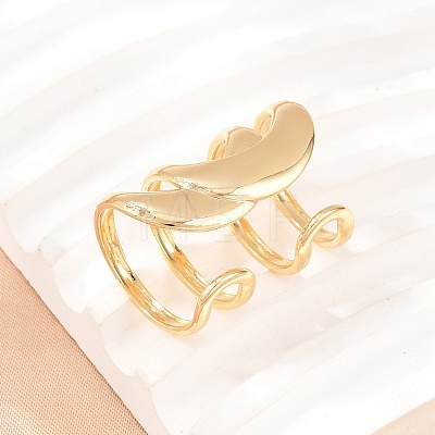 304 Stainless Steel Cuff Open Rings SA-H001-11G-1