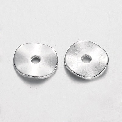 Tibetan Style Alloy Wavy Spacer Beads LS-K0NWF022-1