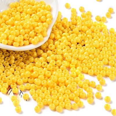 Baking Paint Glass Seed Beads SEED-H002-I-B502-1