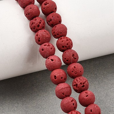 Dyed Synthetic Lava Rock Beads Strands GG-CBAAE19-06A-03-1